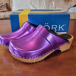 New Bright Purple Clogs